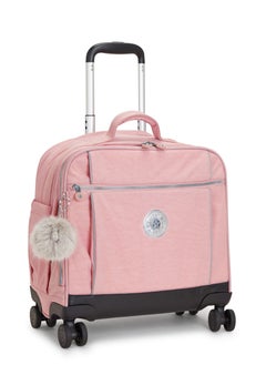 kipling Kipling New Storia Kids' 4-Wheeled School Trolley Bag with 15.6 inch Laptop Compartment Bridal Rose  - Image 5