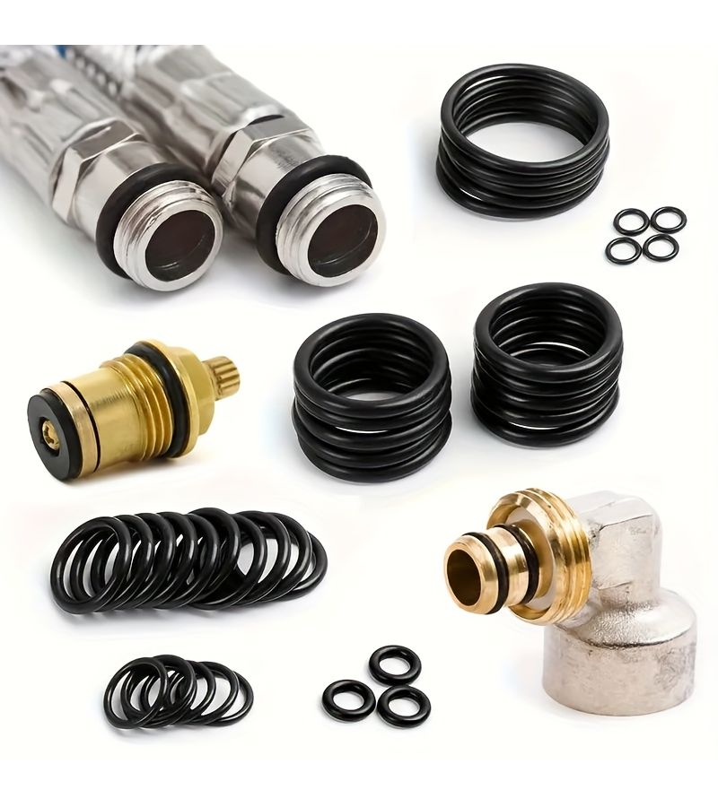 419 قطعة من طقم إصلاح حلقات O-ring لتكييف الهواء في السيارات، حلقات مطاطية ذات مقطع عرضي دائري لإصلاح الأنابيب، صيانة السيارات، أنابيب إغلاق الحنفيات. - Image 4