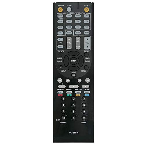 Allimity RC-865M Replacement Remote Control fit for Onkyo AV Receiver TX-NR525 TXNR525 - Image 1