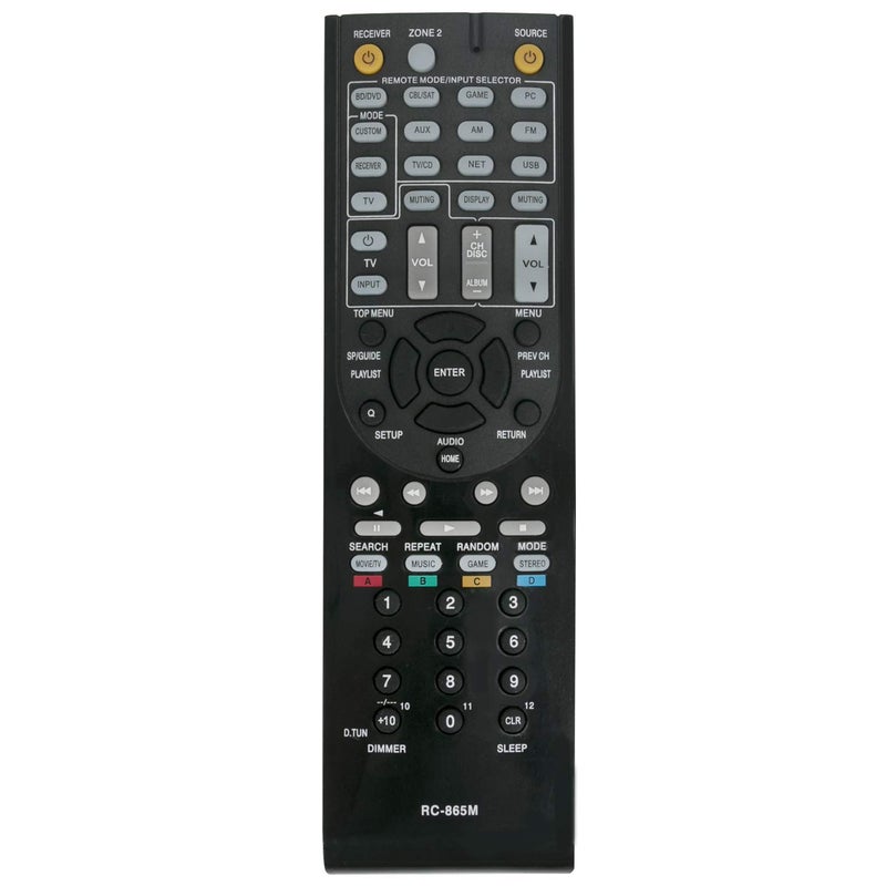 Allimity RC-865M Replacement Remote Control fit for Onkyo AV Receiver TX-NR525 TXNR525 - Image 5