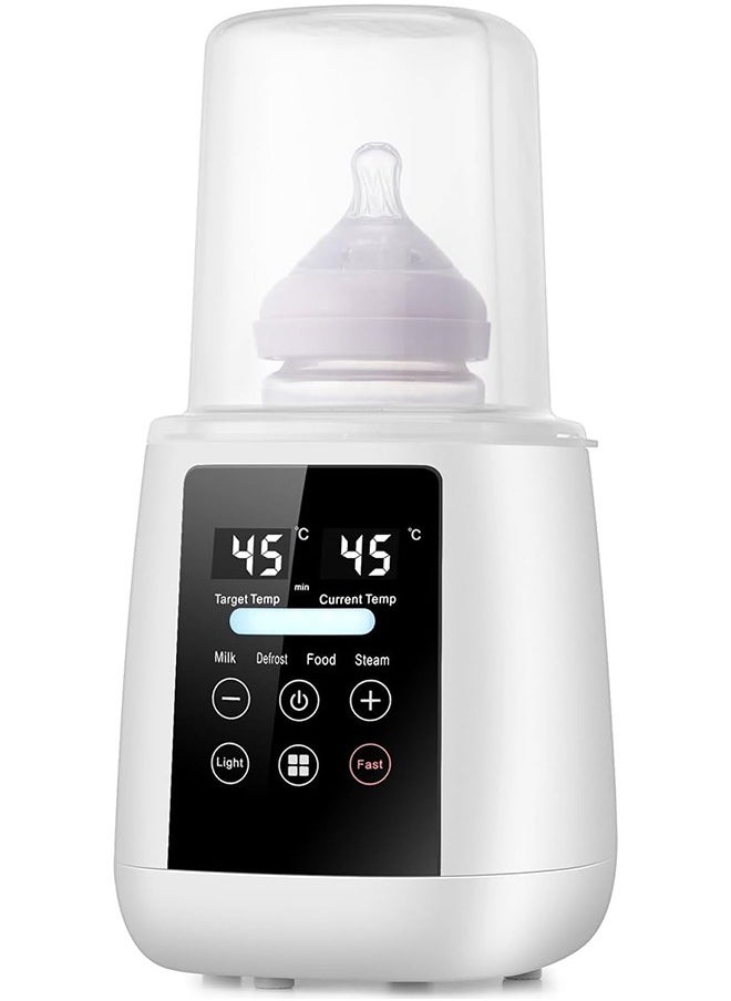Bukela Baby Bottle Warmer, Fast Baby Milk Warmer with Accurate Temperature Control for Breastmilk or Formula,Breastmilk Warmer, 48H Thermostat, with Defrost, Night Light, Heat Baby Food Jars Function  - Image 1