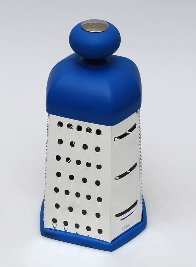 Rocky 18547 Stainless Steel Grater, Blue Silver