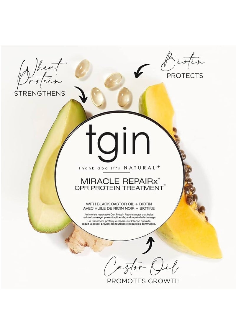 تجين بروتين ميراكل ريبيركس لإعادة بناء الشعر المجعد واستعادة صحة فروة الرأس 340مل - Image 2