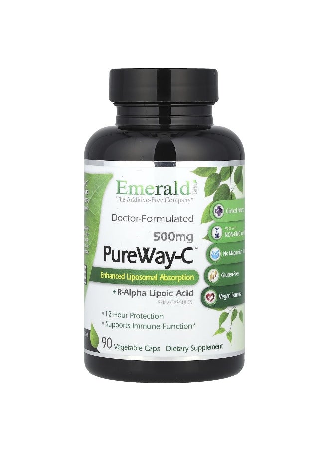 Emerald Laboratories Emerald Laboratories, PureWay-C™+ R-Alpha Lipoic Acid, 90 Vegetable Caps  - Image 1