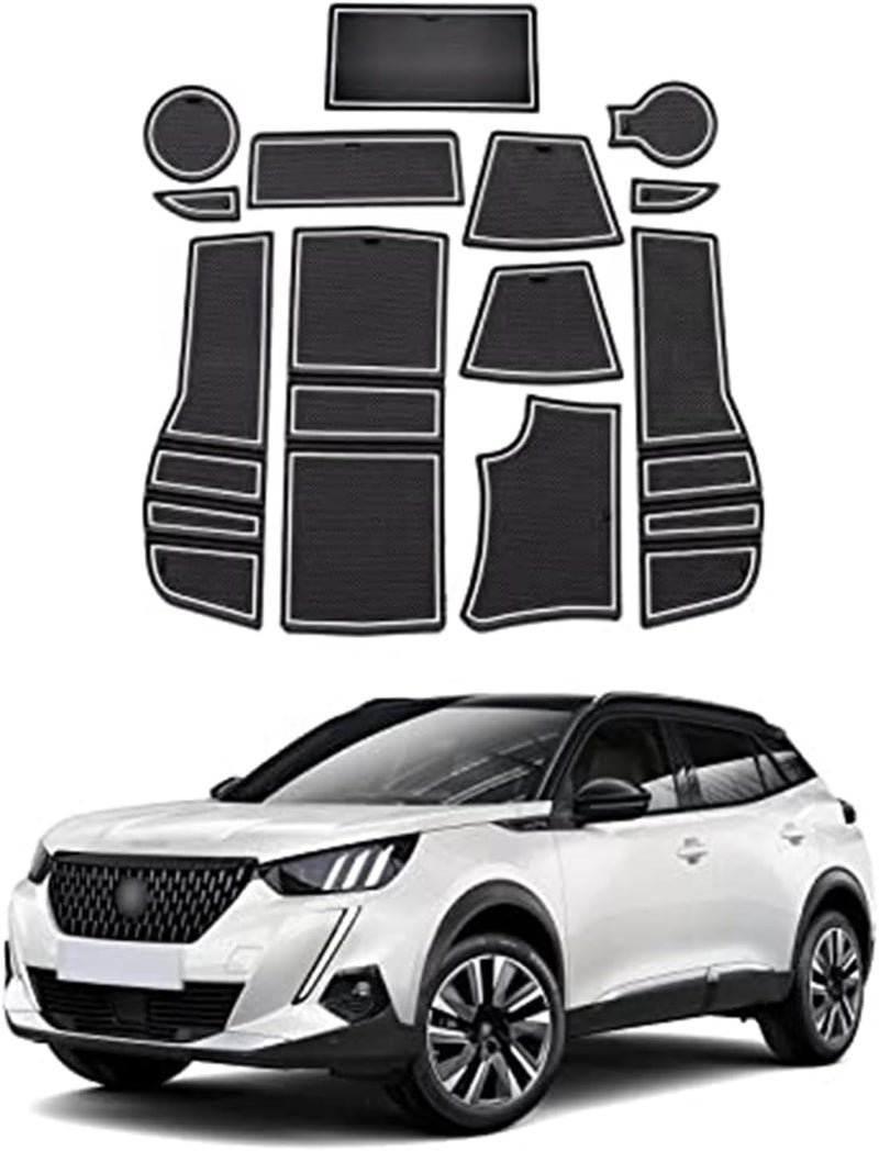 Vuzmode Non-Slip Rubber Mats for Peugeot 2008 e-2008 GT Line - Image 1