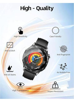 SJet Screen Protector for Huawei GT5 46mm Pro Smartwatch,with Auto-alignment Installation kit,High Definition Anti-Scratch Bubble Free Clear Tempered Glass protective film  - Image 4