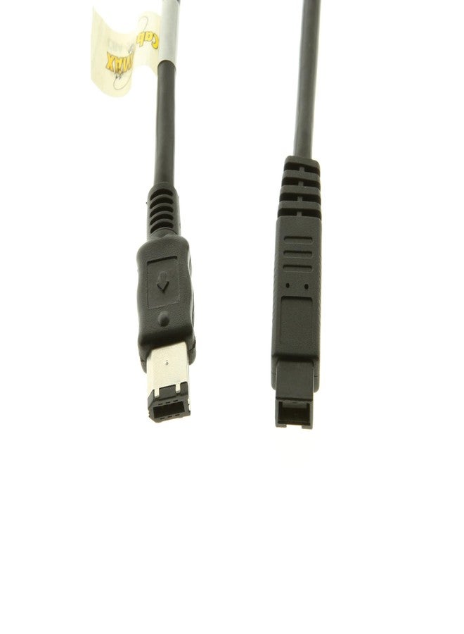 CABLEMAX 9-pin to 6-pin FireWire 800 - FireWire 400 Cables 6ft. - Image 3