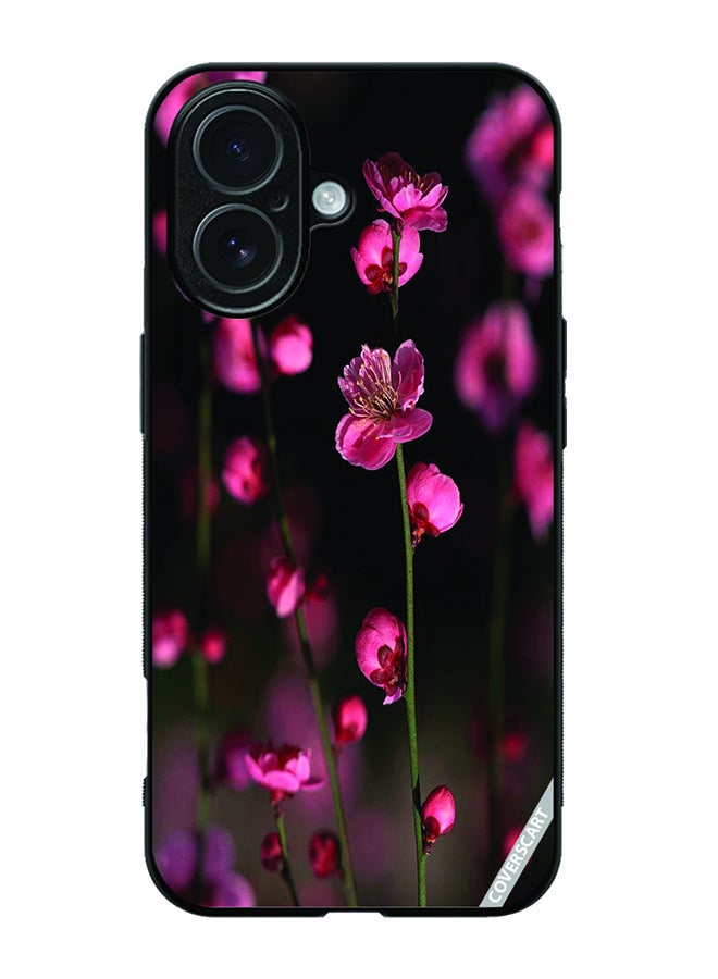 COVERSCART Protective Case Cover For Apple iPhone 17 Pink Flowers Design Pink