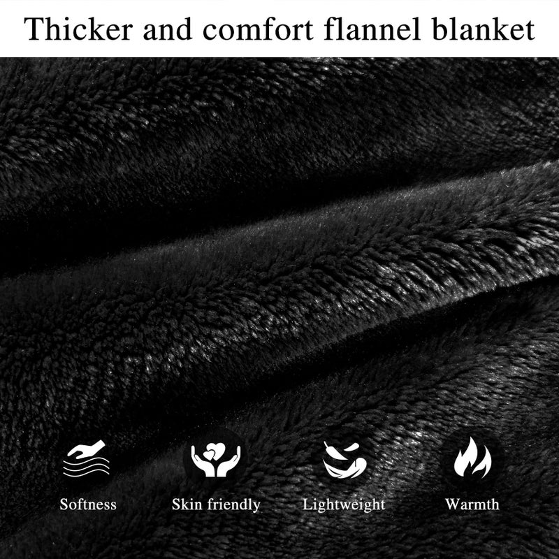 كيه بي بليس Kpblis هوديي بطانية يمكن ارتداؤها للنساء والرجال الضخم الذي يمكن ارتداؤه يمكن ارتداؤه قميص من النوع الثني دافئ بطانية عملاقة دافئة مع الأكمام والجيب للبالغين والأطفال الأسود - Image 4