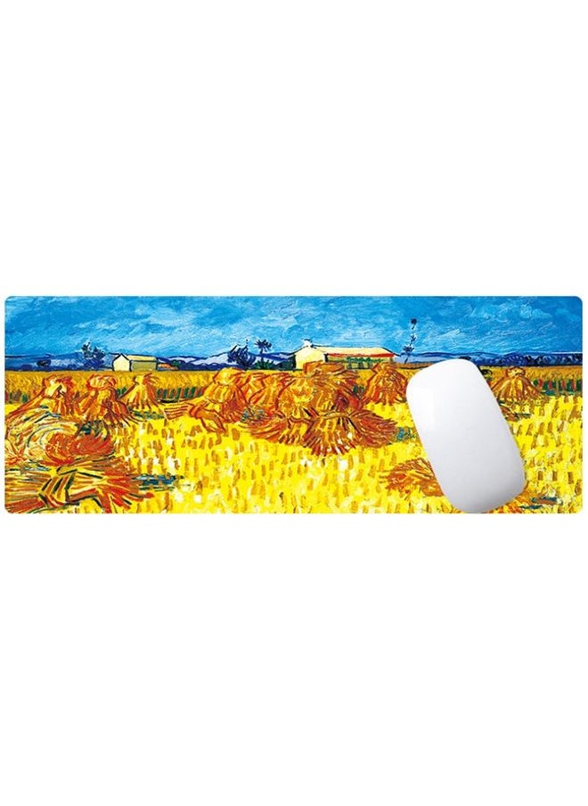 BURAQ 300x800x2mm Locked Am002 Large Oil Painting Desk Rubber Mouse Pad(Scarecrow)  - Image 3
