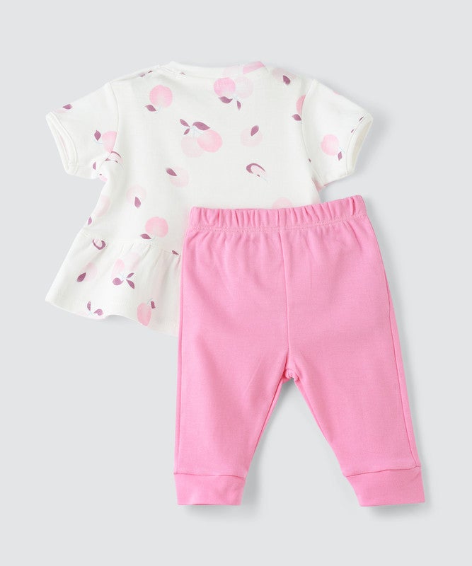 Tiny Hug NEWBORN GIRL'S 2 PCS SET SHORT SLEEVE. - Image 2