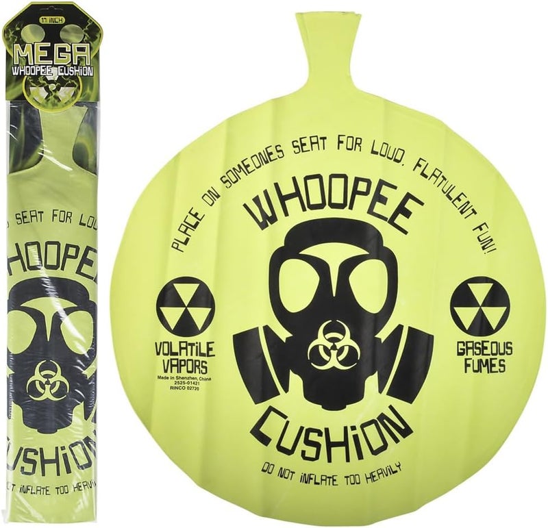 Rhode Island Novelty 17-Inch Mega Whoopee Cushion - Green/Black - Image 3