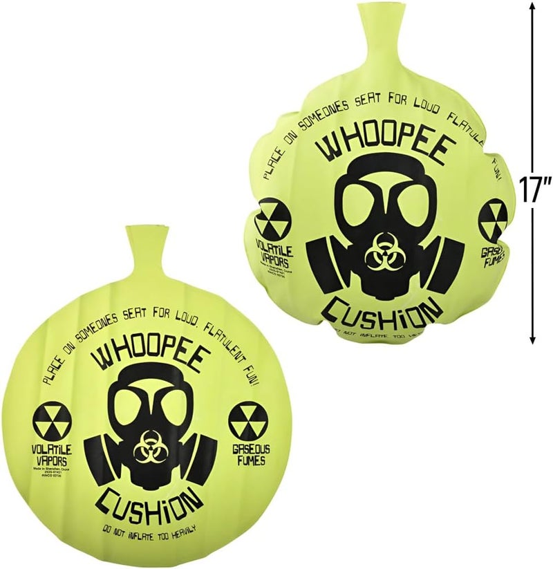 Rhode Island Novelty 17-Inch Mega Whoopee Cushion - Green/Black - Image 2
