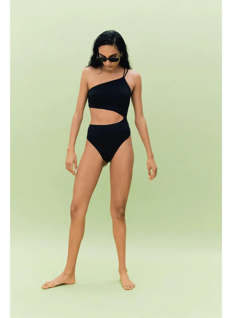 H&M High Leg Cut-out swimsuit