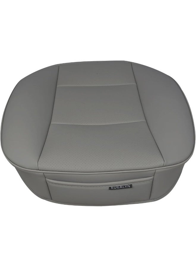 EDEALYN Car Seat Cushions, PU Leather Car Seat Covers - Image 3
