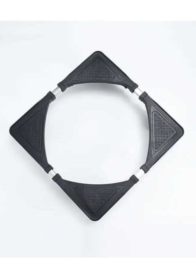 إلترازون Washing Machine Base Universal Furniture Dolly with 4 Wheels, 60-80 CM Size Adjustable, 135 KG Load, Mobile Stand Holder Rack Bracket for Washer Dryer Refrigerator - Image 4