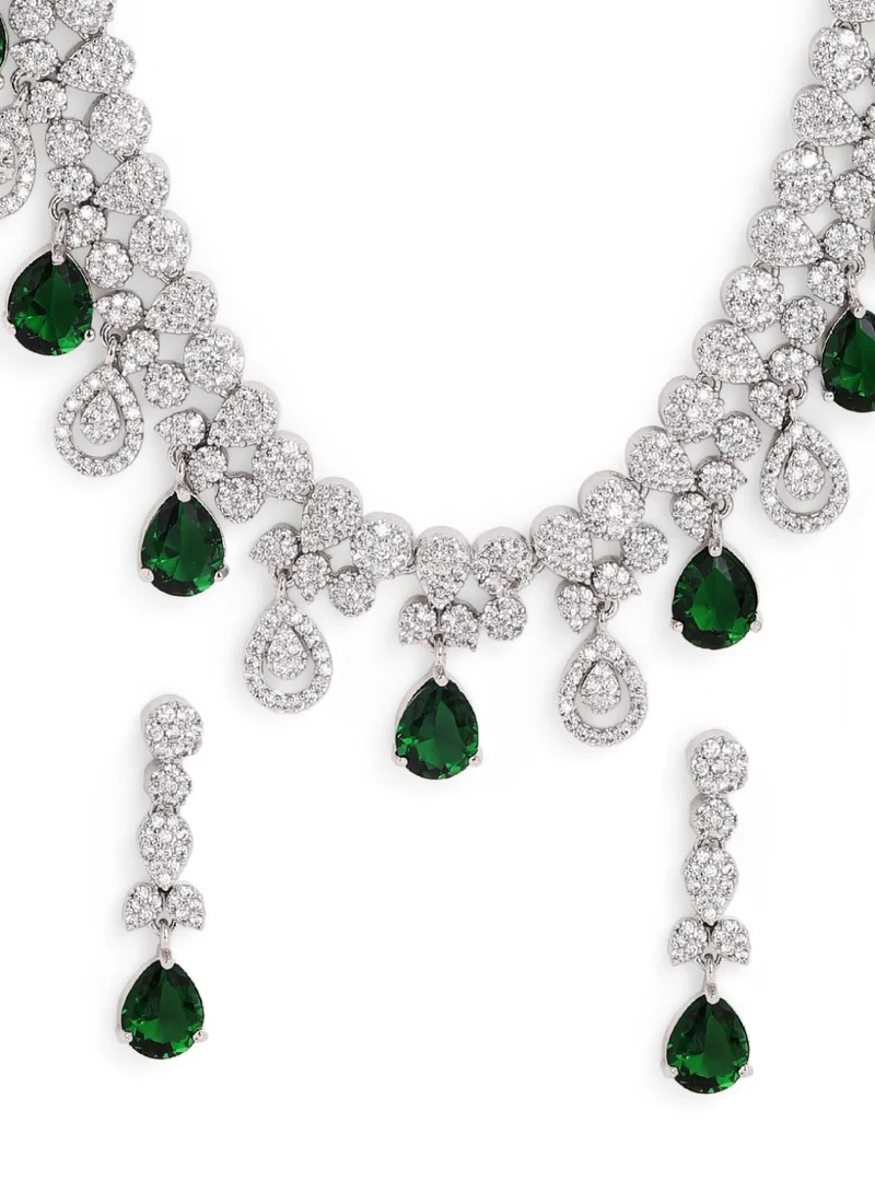 Priyaasi Plated Studded Jewellery Set