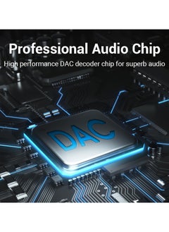 VENTION Vention USB-C Male to 3.5MM Earphone Jack With DAC Adapter 0.1M Gray Aluminum Alloy Type  - Image 3