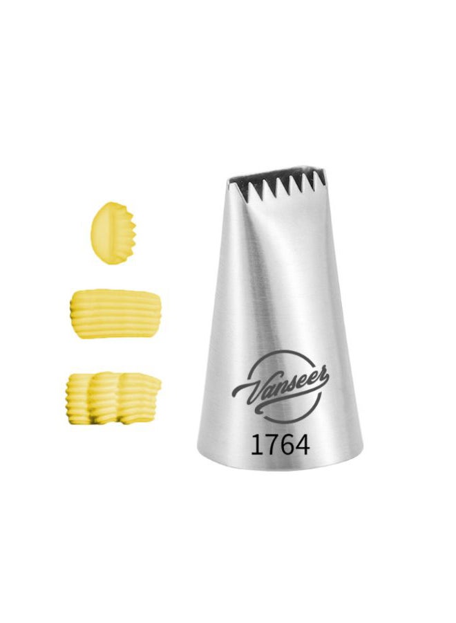 Loquat Cake Decorating Piping Nozzle Silver - Image 2