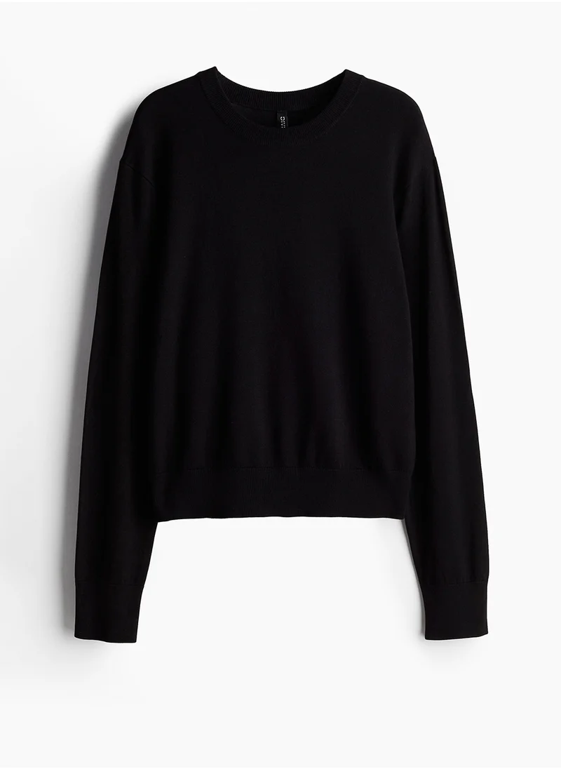 اتش اند ام Short Fine-Knit Jumper