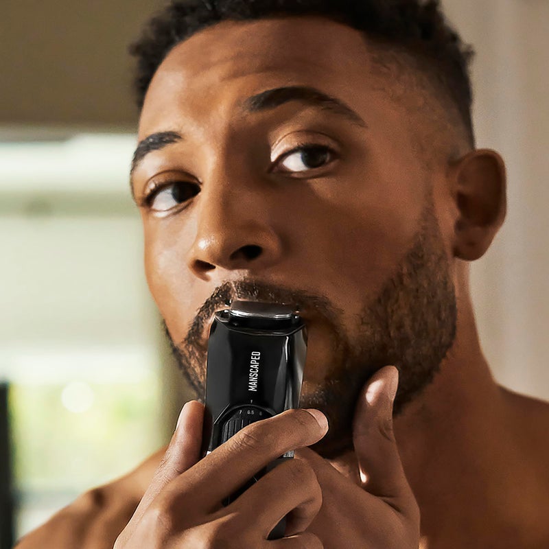 manscaped مانسكيبيد® شفرة بديلة لجهاز الحلاقة لللحية® آمنة للبشرة®، شفرة T من الفولاذ المقاوم للصدأ الممتاز لتشذيب شعر الوجه بدقة، عبوة واحدة - Image 4