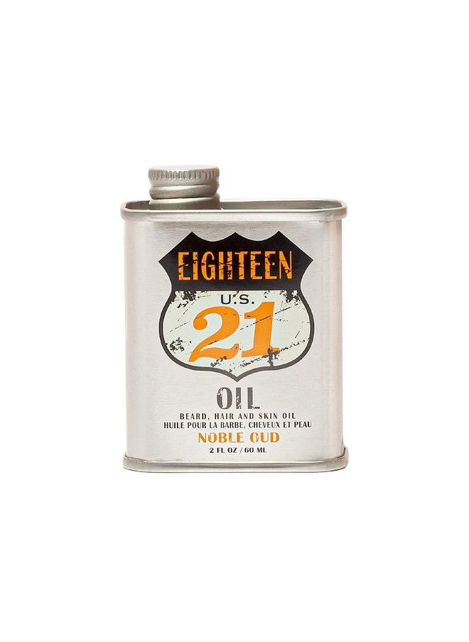 18.21 Man Made - Oil Beard Hair & Skin Noble Oud 2 Oz (Pack Of 1) - Image 1