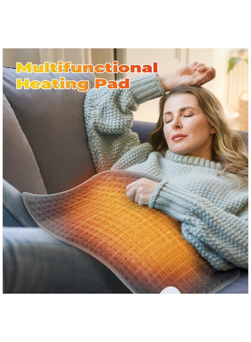 Electrical Heating Blanket, Technical Heating Pad, Electric Heating Pad for Back Pain, Relieving Spasm, Heating Pad Electric Blanket Physical Treatment, With Multiple Heat Settings, Timer Options, Automatic Turn Off Function (12 x 24-inch Heating Pad), Machine Washable - Image 2