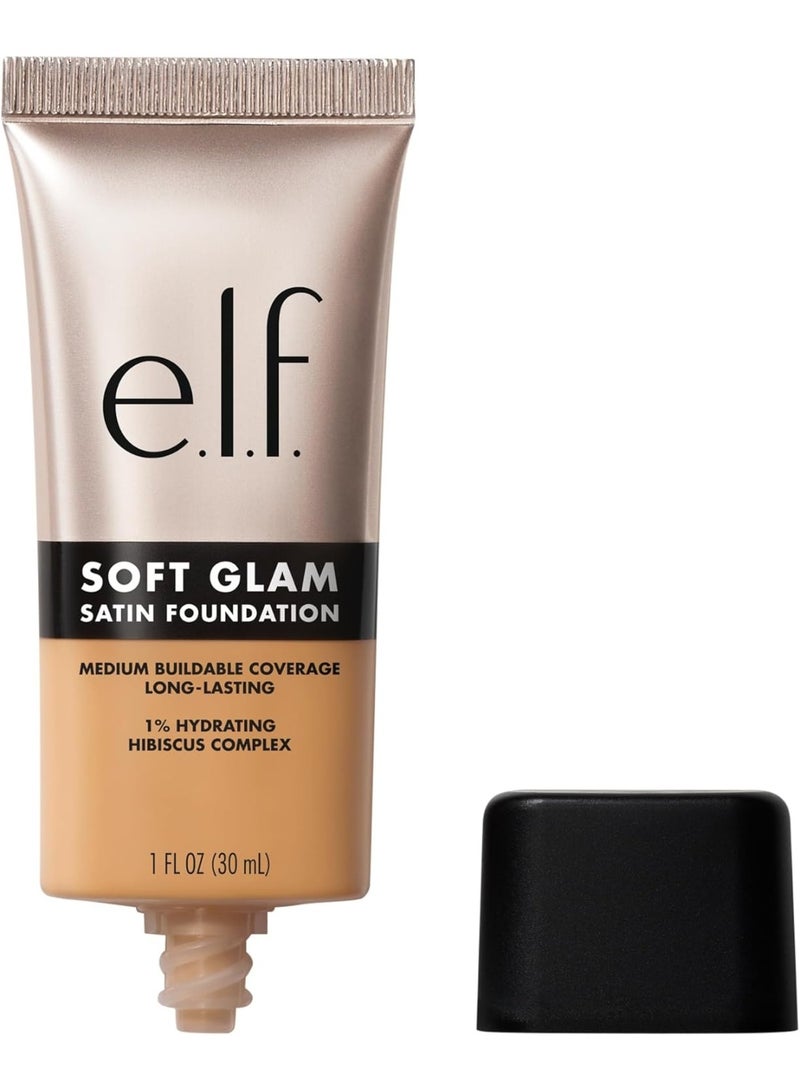 إلف كريم أساس سوفت جلام، تغطية متوسطة، كريم أساس يدوم طويلاً وقابل للبناء للحصول على لمسة نهائية ناعمة كالحرير، نباتي وخالٍ من القسوة، 32 متوسط ​​محايد - Image 1