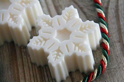 MoldBerry Silicone Snowflake Candle Mold | Christmas Candle Mould | Candle Making, Home Décor, Festival, Party, Gifting Multipurpose Mold for Chocolate Pudding Treat Ice Soap Decoratives - Pack Of 1 - Image 3