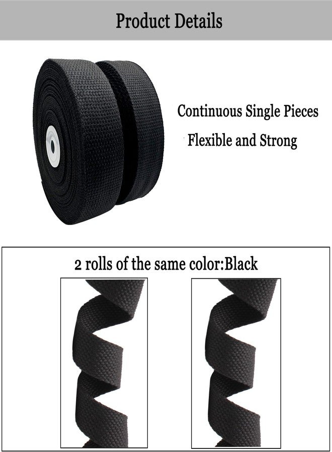 Dortrue Cotton Webbing 1.5 Inch 2 Rolls/ 20 Yards Straps For Bag Handles, Strap,Tote Webbing,Cloth Belt,Arts And Crafts - Image 3