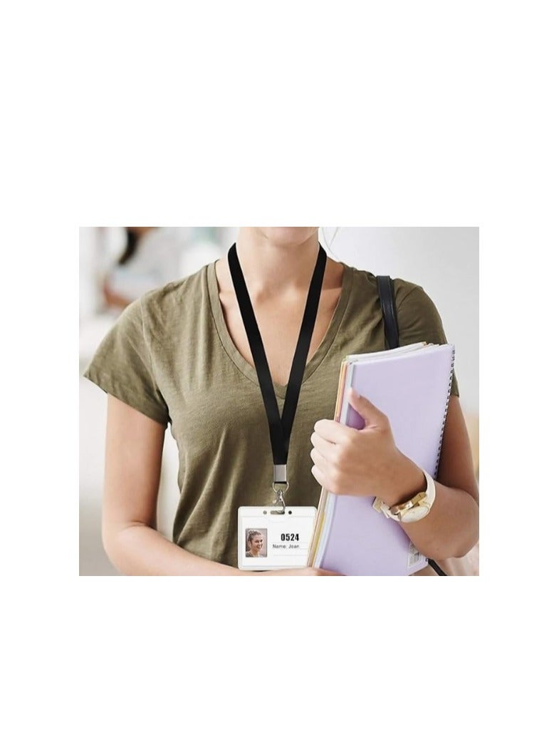 Terabyte Lanyard Neck Strap,10 pcs Nylon Lanyards for Id Badges Key Lanyard with Clip ID Neck Strap Lanyard,for Name Badge Holder,Id Card,Keys,Cell Mobile Phone - Image 5