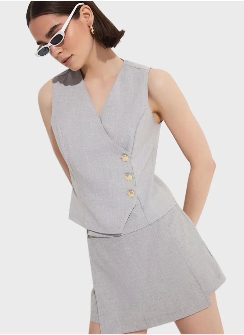 JUNE Wrap Knitted Skirt