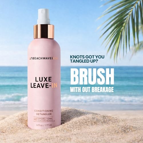 Beachwaver The Beachwaver Co Luxe LeaveIn Conditioning Detangler Full Size 6 Fl Oz LeaveIn Treatment to Hydrate Smooth Strengthen wHiX Vegan Bond Multipliers Bali Beach Night Fragrance - Image 3
