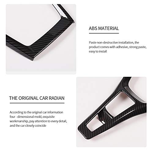 CheroCar Gears Shift Panel Trim Cover Dash Board Decor Sticker for Chevrolet Camaro 2016+, Interior Decoration Accessories (Carbon Fiber 1)… - Image 2