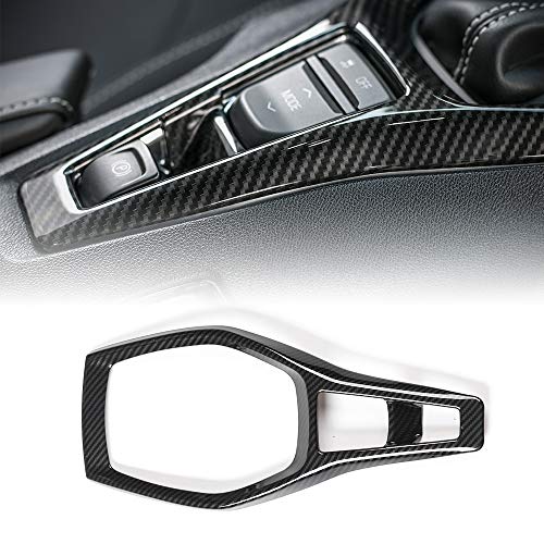 CheroCar Gears Shift Panel Trim Cover Dash Board Decor Sticker for Chevrolet Camaro 2016+, Interior Decoration Accessories (Carbon Fiber 1)… - Image 1