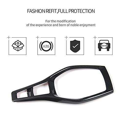 CheroCar Gears Shift Panel Trim Cover Dash Board Decor Sticker for Chevrolet Camaro 2016+, Interior Decoration Accessories (Carbon Fiber 1)… - Image 3
