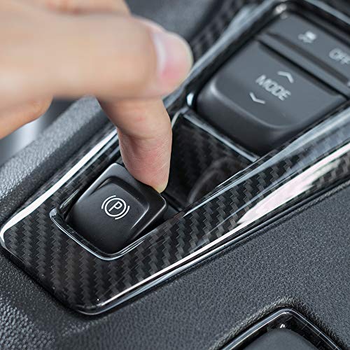 CheroCar Gears Shift Panel Trim Cover Dash Board Decor Sticker for Chevrolet Camaro 2016+, Interior Decoration Accessories (Carbon Fiber 1)… - Image 5
