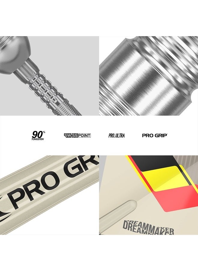 Target Darts Dimitri Van den Bergh Dream Maker G2 21G 90% Tungsten Swiss Point Steel Tip Darts Set - Image 5