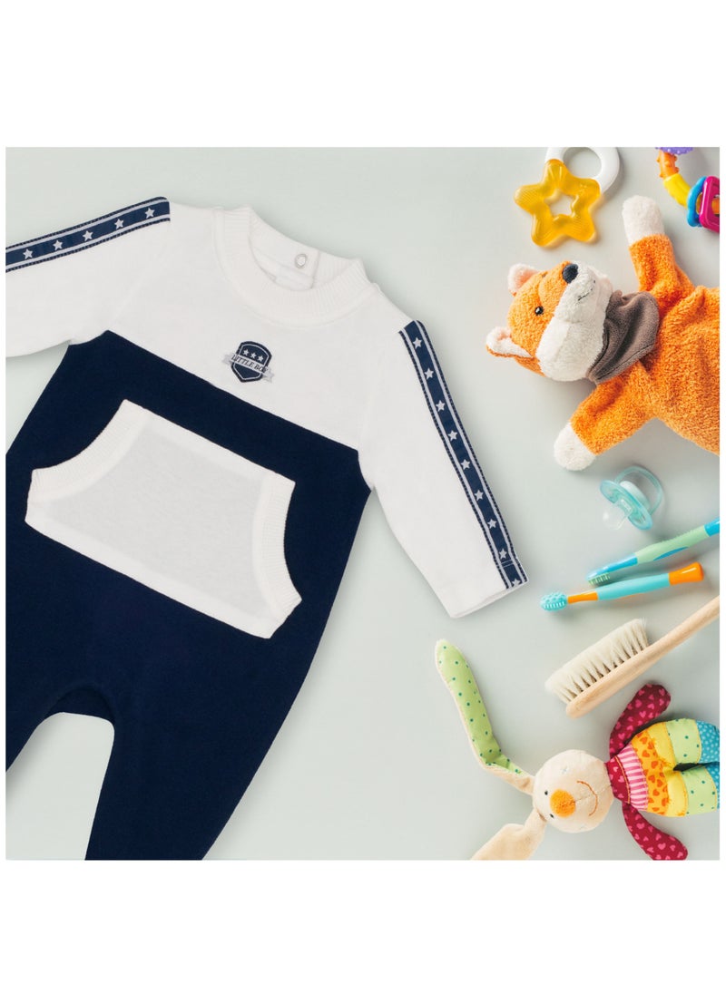 MOON 100% Cotton Sleepsuit 1-3M Blue - Navy Sports - pzsku/ZA6F9E2478A7C1663A187Z/45/_/1661498693/88421386-ce2e-4c0f-bce9-04bea6917114