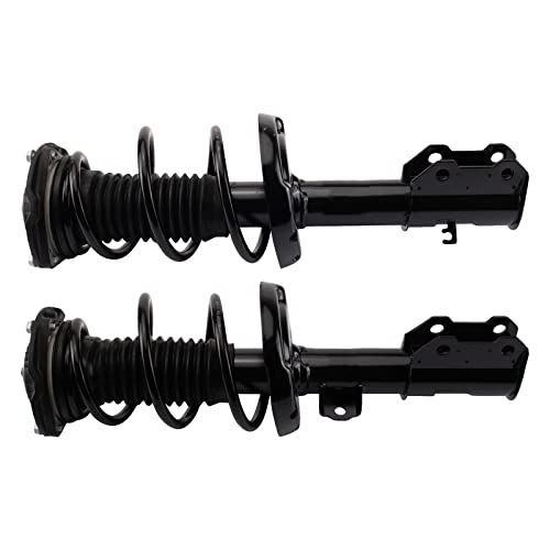 TRQ Front Strut & Coil Spring Assembly Set Driver & Passenger Sides Compatible with 16-19 Chevrolet Cruze - Image 1