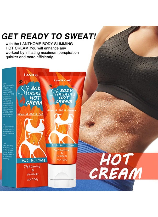 Lanthome Body Slimming Hot Cream,Lian Biquan body cream 60g Slimming cream massage cream  - Image 1