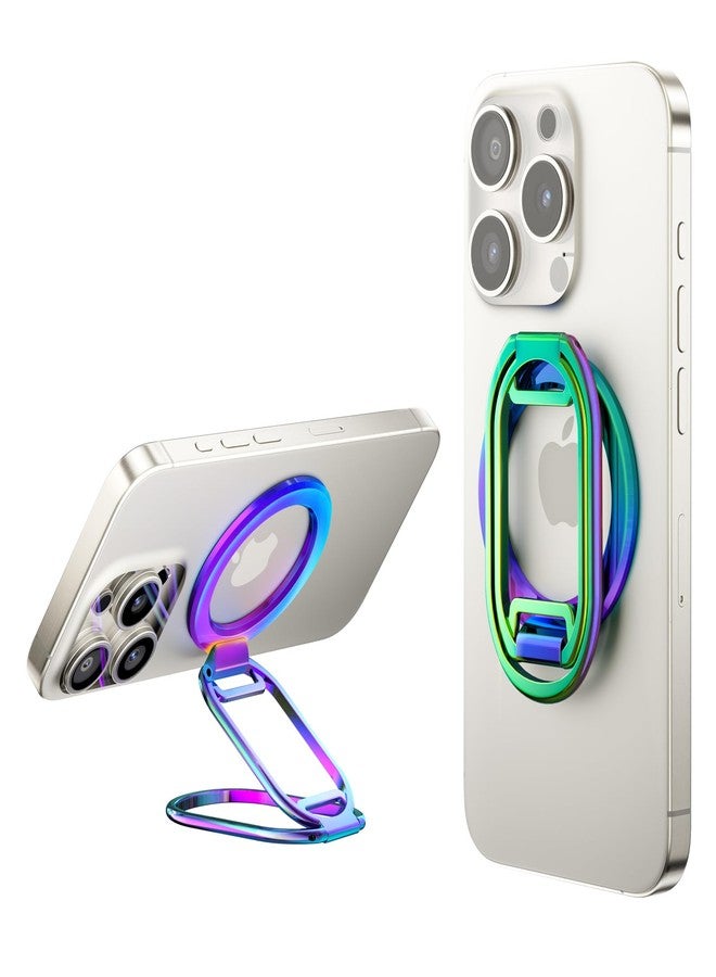 SUPERONE [2025 Upgraded] Mag Safe Phone Ring Holder, Adjustable Magnetic Kickstand & Removable Phone Grip Compatible with Wireless Charging Only for iPhone 17 & 16 & 15 & 14 & 13 Series (Colorful) - Image 1