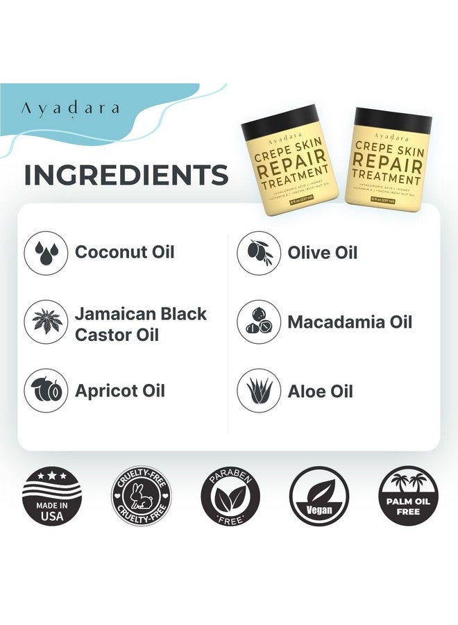 ايدارا علاج أيادارا لإصلاح البشرة المتجعدة، 8 أونصة، لوشن لشد البشرة المترهلة، كريم كولاجين لتصحيح التجاعيد لشد بشرة الجسم، كريم للتجاعيد للوجه والرقبة والذراعين والساقين، أكثر من 500 استخدام - Image 5