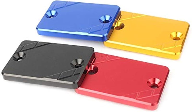 QASULER Motorcycle Brake Fluid Reservoir Cap - Blue - Image 4