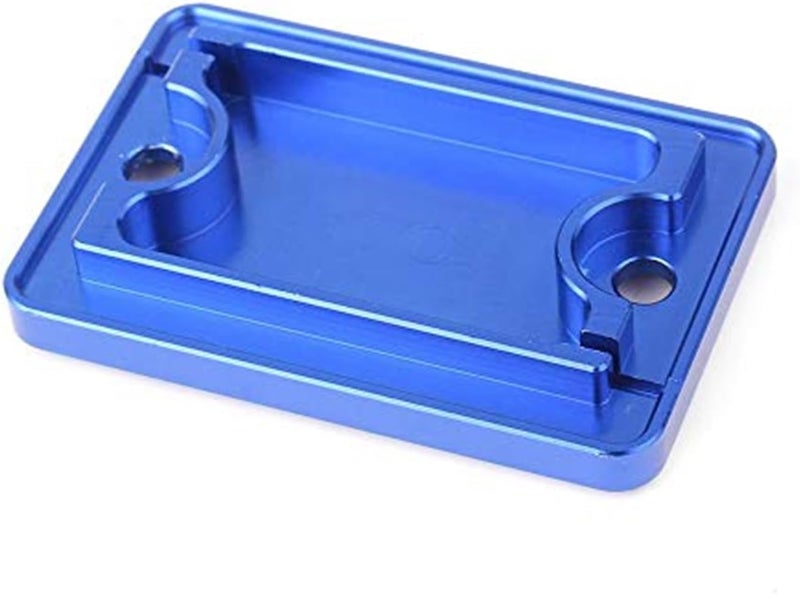 QASULER Motorcycle Brake Fluid Reservoir Cap - Blue - Image 3