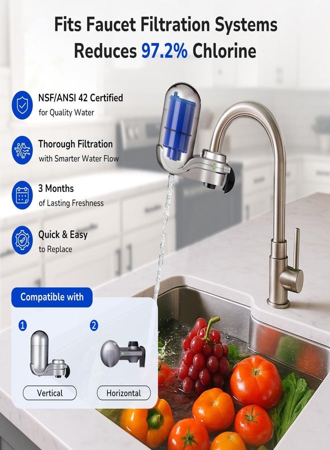 فلتر مياه بديل من Fil-fresh لنظام تنقية مياه الصنبور PUR RF-9999، PFM400H، FM-3700، عبوة من قطعتين - Image 3