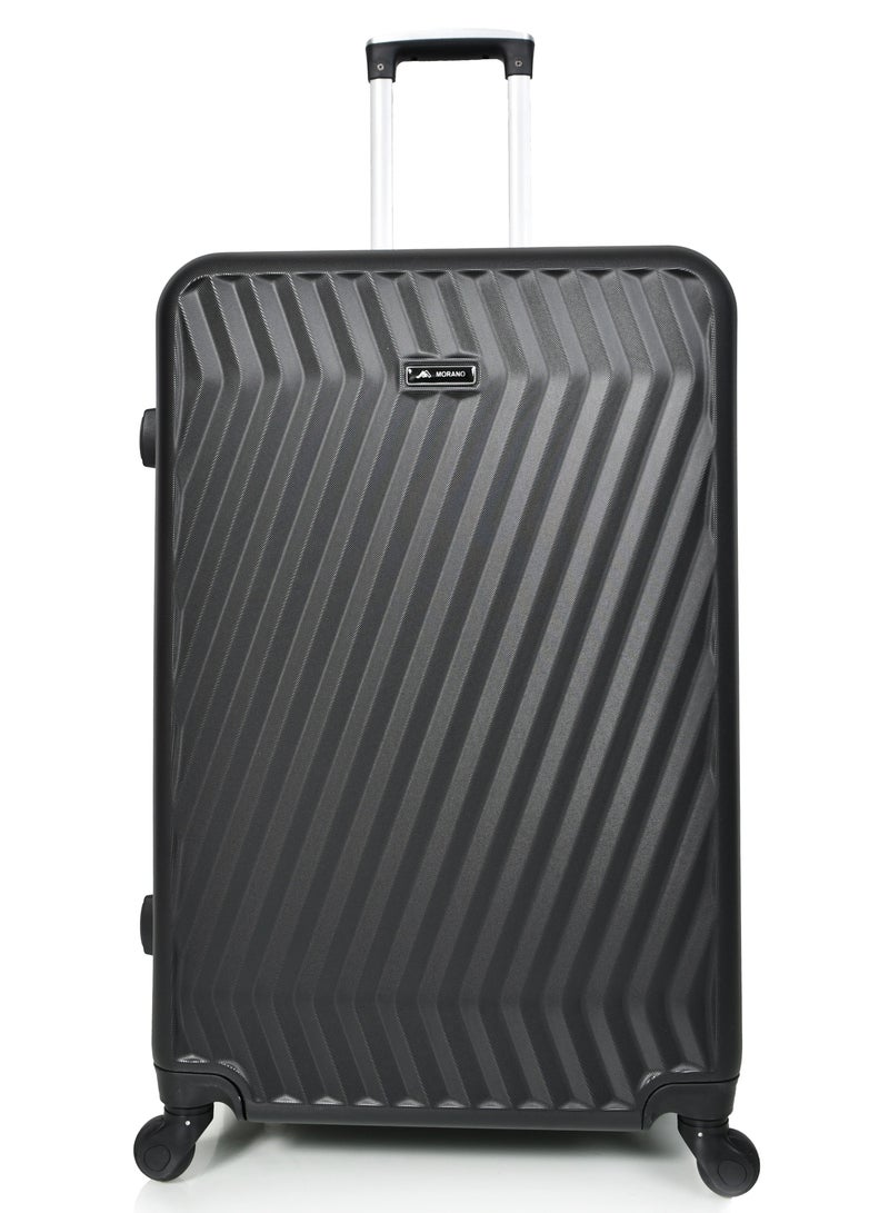 مورانو طقم شنط سفر مورانو مكون من 4 قطع بتصميم أنيق مقاسات 28''-24''-20''12'' إنش لـون أسـود - Image 5