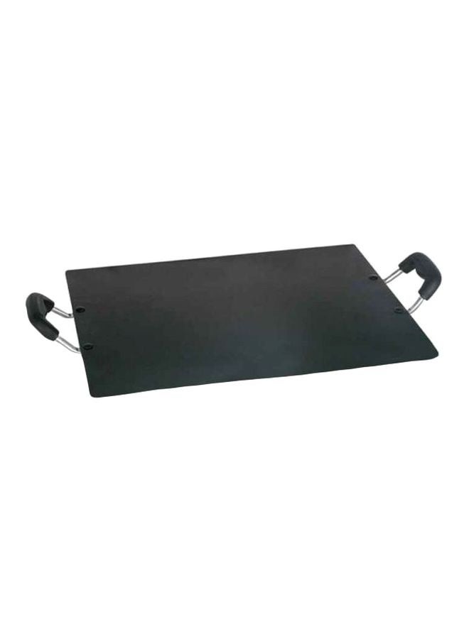 Royalford Flat Square Tawa Non-Stick 15"X13" For All Cooktop Types Made In India Black - Image 1