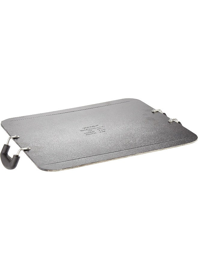 Royalford Flat Square Tawa Non-Stick 15"X13" For All Cooktop Types Made In India Black - Image 3