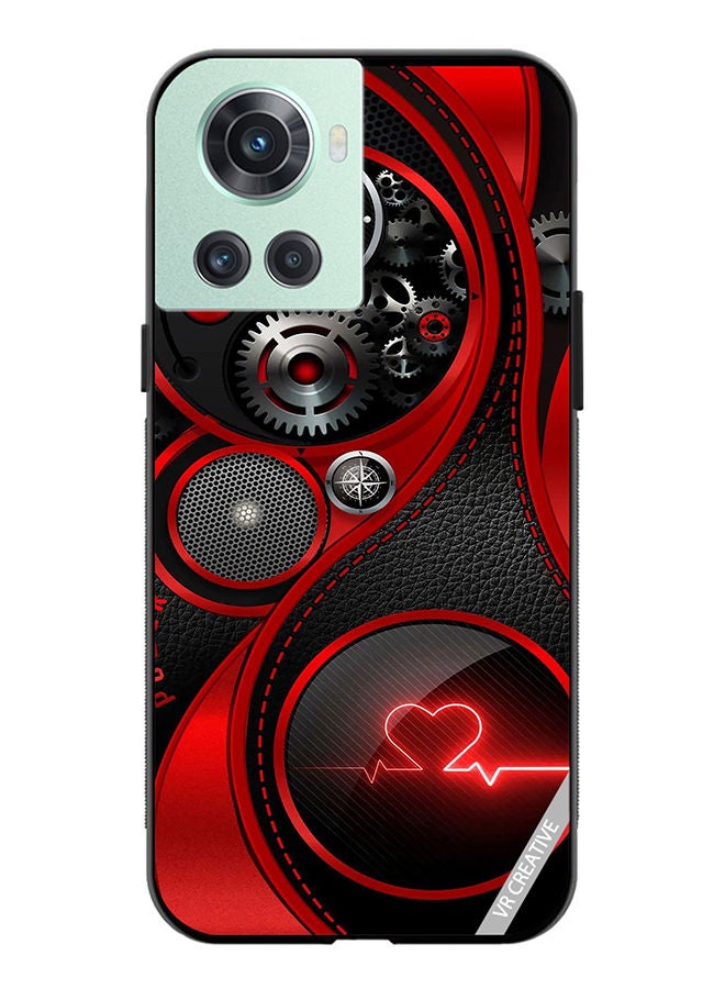 VR CREATIVE Protective Case Cover For OnePlus 10R Power Heart Design Multicolour - Image 1